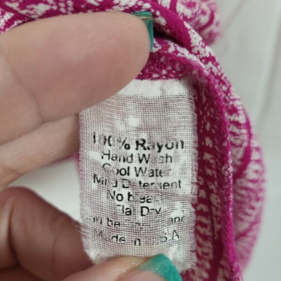 Otis & Maclain Womens Pink Sleeveless Scoop Neck Front Pocket Tank Top Sz Small - Picture 4 of 7